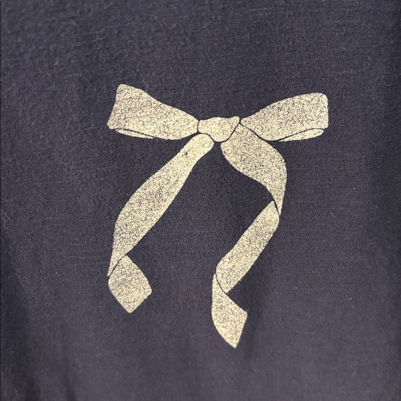 Aerie Cozy Long Sleeve Mock-neck T-shirt in Navy, size XS - Picture 5 of 11